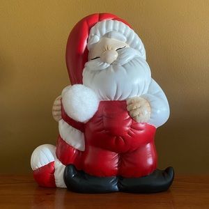 11” ceramic Santa